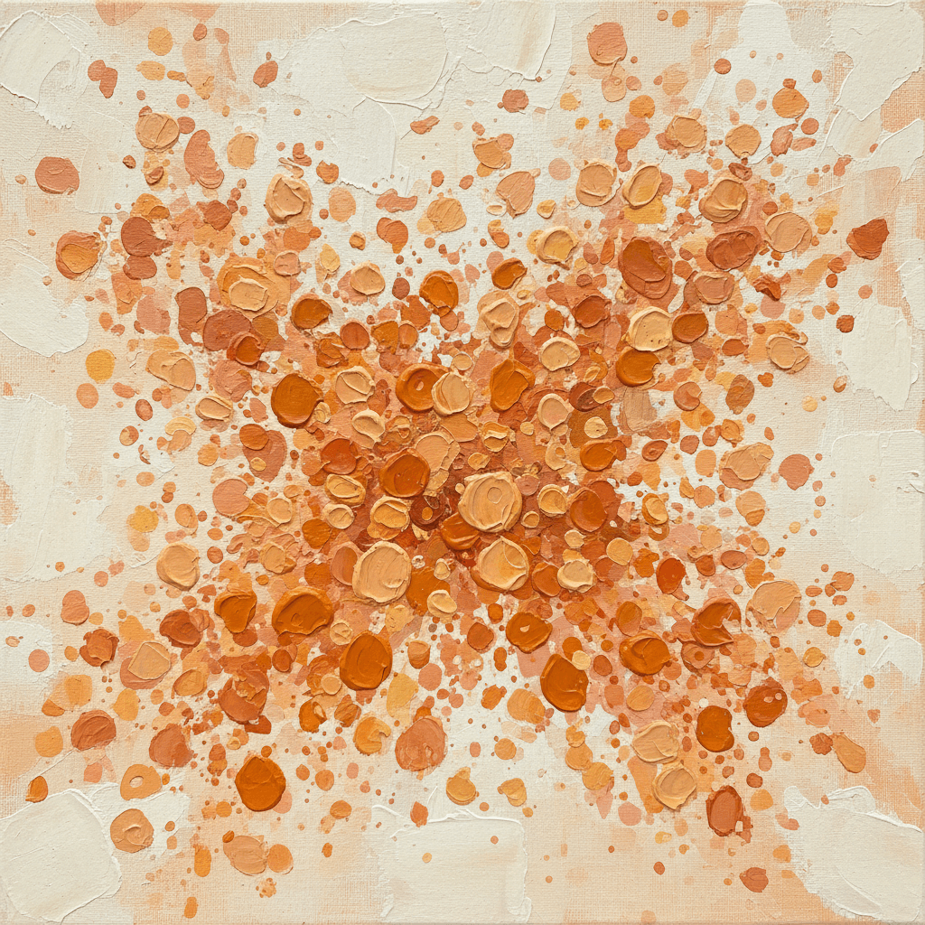 Dotted — Pointed Warm Cross