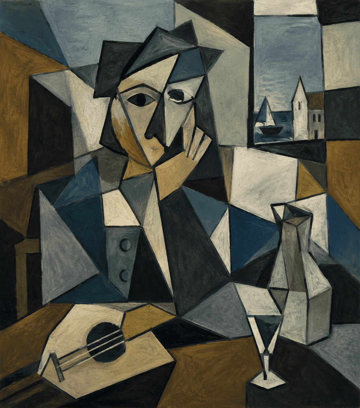 Figurative — Blue Thinker