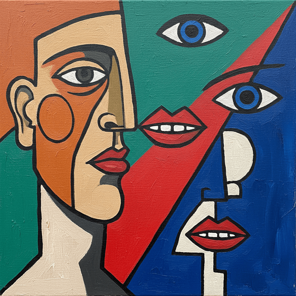 Cubist Faces — Dissonant Viewpoints