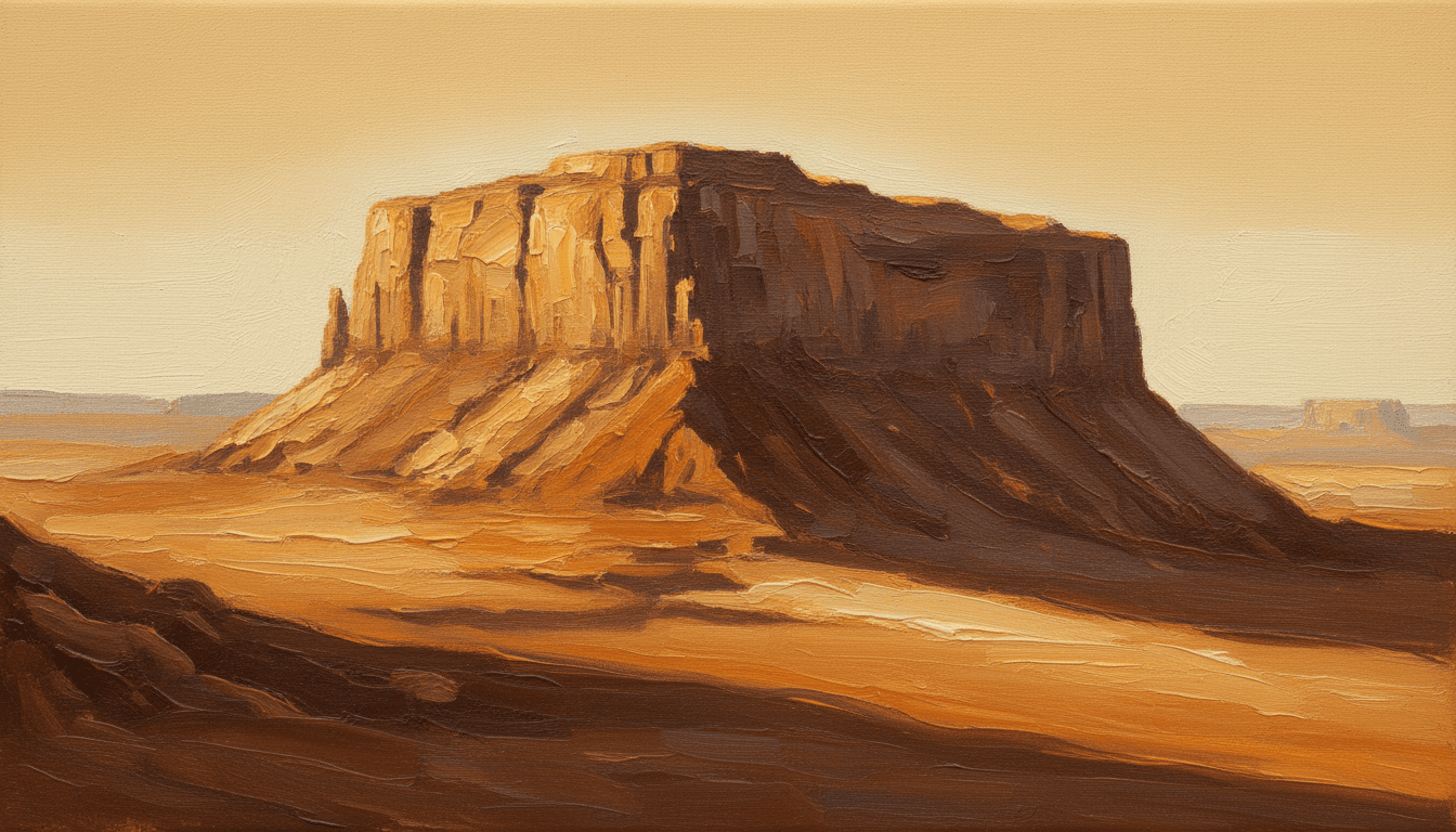 Golden Hour — Desert Mesa