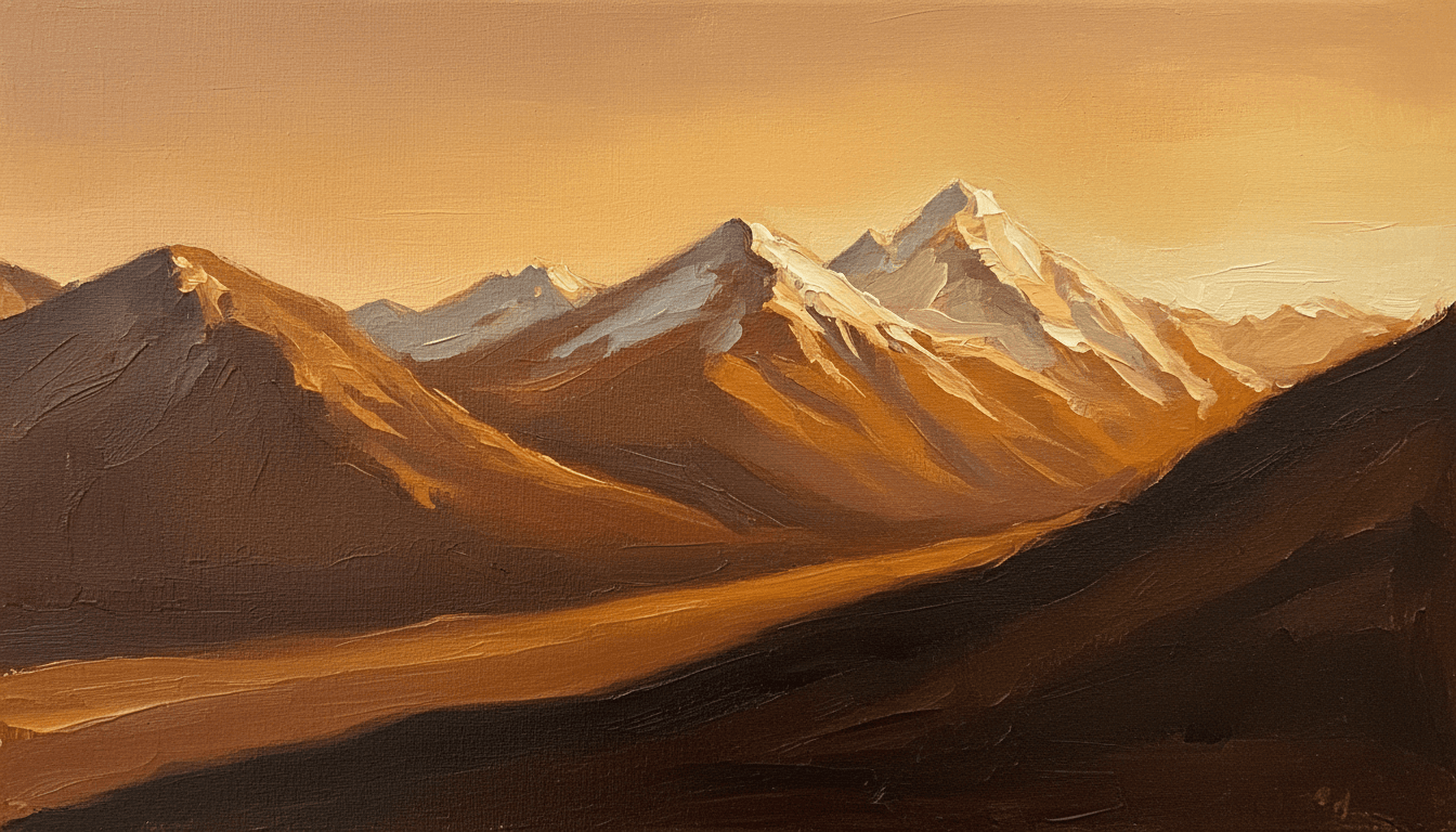 Golden Hour — Mountain Twilight