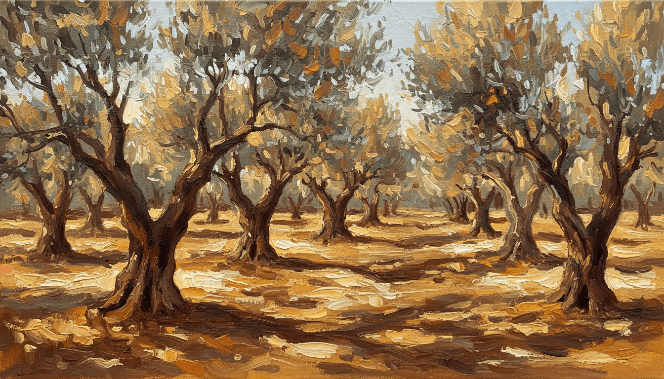 Golden Hour — Olive Grove