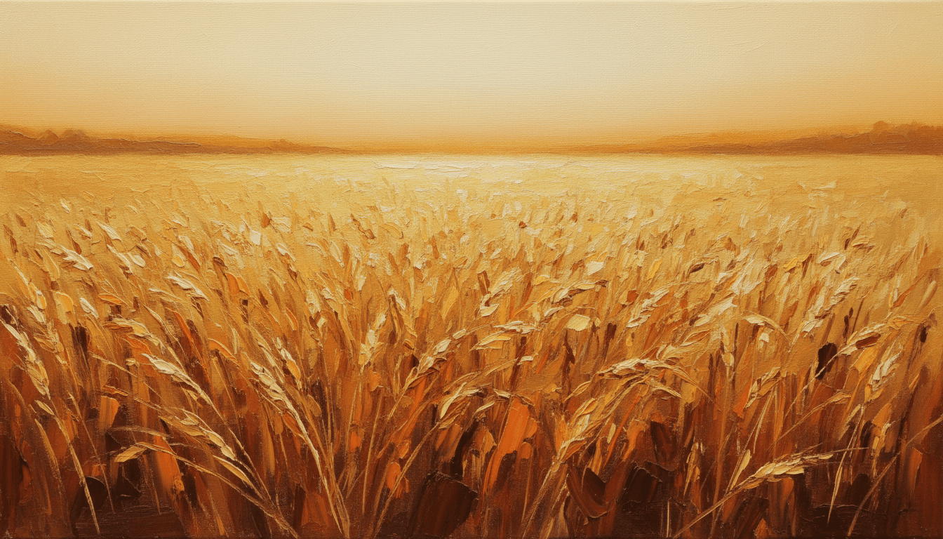 Golden Hour — Wheat Field